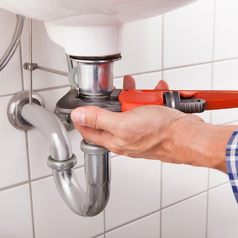 fixing sink pipes